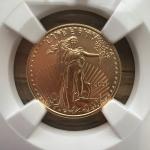 2021 $5 Gold American Eagle NGC MS69 1/10oz