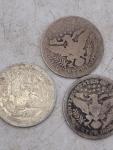 1898 1899 Barber Silver Quarters 90% Silver Lot of 3 Better Dseparate?