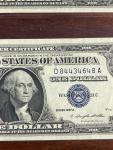 Lot of 3 Silver Certificates 1935f 1957 1957a Blue Seal US Currency Notes Unc.