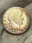 1901 Barber Quarter - High-Grade Toned Gem