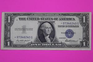 1935 F $1 Silver Certificate Blue Seal Note