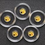 Set of 5 - 24k Gold American Eagle Coins