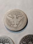 Set of 3 Barber Silver Quarters: 1908-O, 1914 P, 1916 P