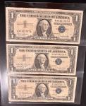 1957 Blue Seal Dollar Bill - Silver Certificate