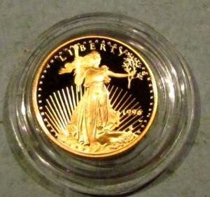 1996 1/10 oz American Gold Eagle Coin