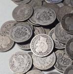 Roll of 50 $5 Silver Barber Dimes