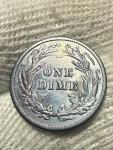 1915 Silver Barber Dime - Choice AU Quality