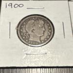 Barber Quarter Lot 1898-1901 Silver US Coins