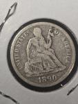1899 Barber Dime - 90% Silver Coin
