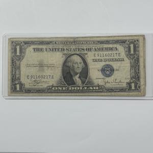 1935 Silver Certificate $1 Blue Seal Funny Back