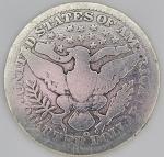1908-O Barber Quarter 90% Silver Coin