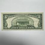 1953 $5 Blue Seal Silver Certificate Note