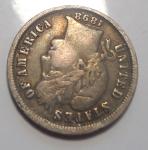 1898 Silver 10C Barber Dime - XF Toned