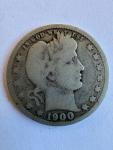 1900 Barber Quarter Dollar with Eagle Design