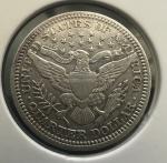 1909 P Barber Silver Quarter Coin