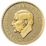 2023 Gold 1/4 oz Britannia King Charles III