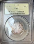 1915 Barber Quarter PCGS MS61 OGH Choice
