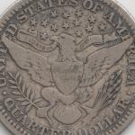 1906 Barber Quarter - Vintage Collectible Coin