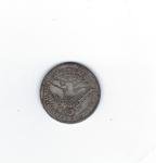 1899 Barber Quarter - 90% Silver Coin