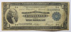 1918 $1 National Currency Note - Blue Seal