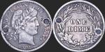 Set of 4 Barber Silver Dimes 1901-1913