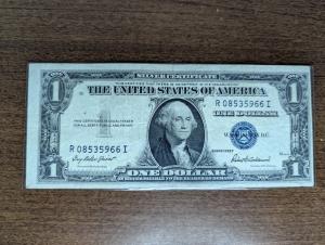 1935 Blue Seal One Dollar Silver Certificate Note