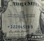 1957-B $1 Silver Certificate Star Note – Blue Seal