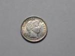 1898 Barber Dime Silver Coin with Mint Luster