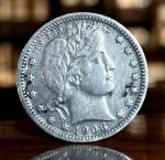 1906-O Barber Silver Quarter with Extra Fine Details