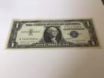 1957 $1 Silver Certificate Blue Seal Currency Bill