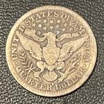 1912 S Barber Quarter 90% Silver Coin