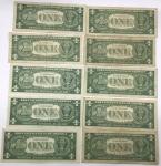 1957 Blue Seal $1 Silver Certificate Note Lot