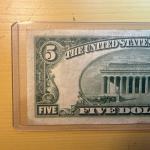 1953 $5 Blue Seal Silver Certificate Note