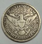 1892-P Barber Silver Quarter - First Year Edition