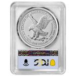 2026 $1 American Silver Eagle PCGS MS70 Flag