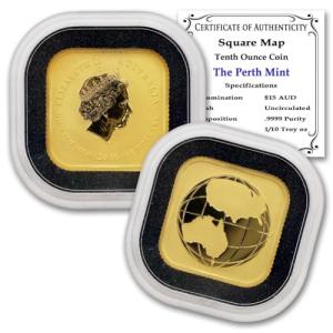 2022 Australian Gold Kangaroo Coin 1/10 oz Capsuled Authenticity