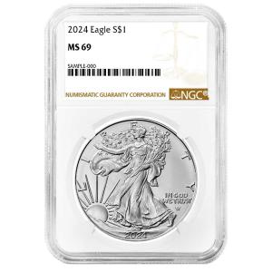 2024 American Silver Eagle $1 NGC MS69