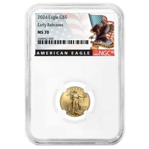 2024 $5 American Gold Eagle 1/10oz Coin