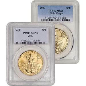 American Gold Eagle 1 oz Coin - PCGS MS70