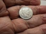 1913 Barber Silver Dime - Lustrous Gem Coin