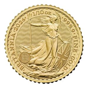 2026 £10 King Charles III Gold Britannia Coin
