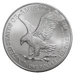 5 $1 American Silver Eagle Coins - 1 oz BU