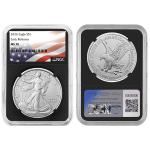 2026 $1 American Silver Eagle NGC MS70 Flag Label