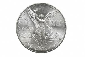 1982 1 oz Silver Libertad from Mexico