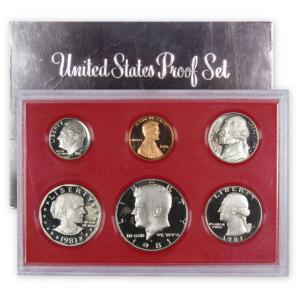 1981 Type 1 U.S. Mint Proof Set Collectible