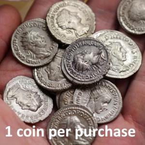 Ancient Roman Empire Silver Double Denarius Coin - Very Fine