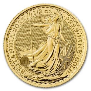 2025 Gold Britannia 1/2 oz Coin