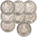 U.S. Liberty Head Nickels - 7 Coin Set
