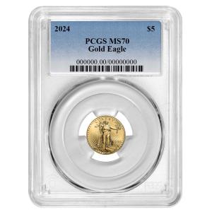 2024 $5 American Gold Eagle 1/10 oz Coin