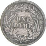 1911-D Barber Dime 90% Silver Coin